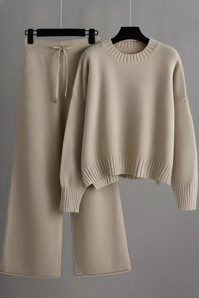 Women's Cozy Knit Two-Piece Set