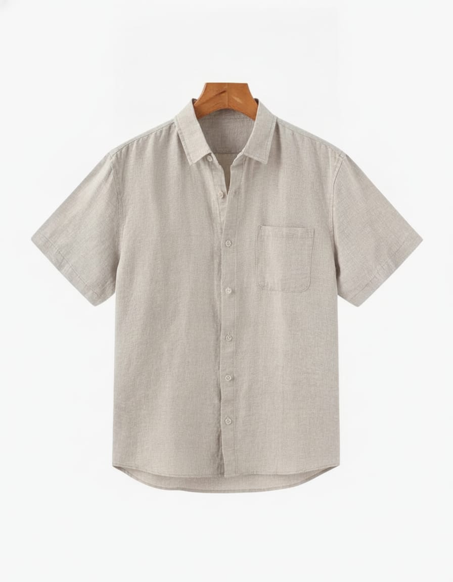 Lightweight Linen Short Sleeve Shirt