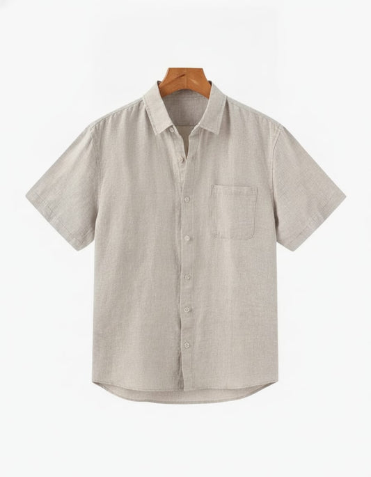 Lightweight Linen Short Sleeve Shirt