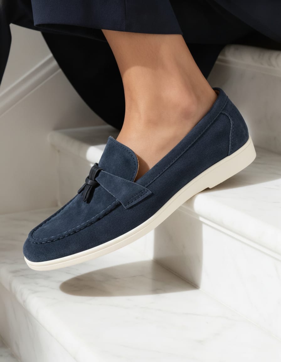 Men's Classic Suede Slip-On Loafers
